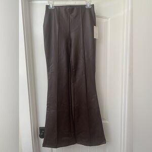 Target Women’s Dark Brown (Pleather)Dress Pants. NWT (S)